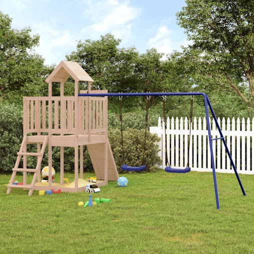 NNEVL Outdoor Playset Solid Wood Pine