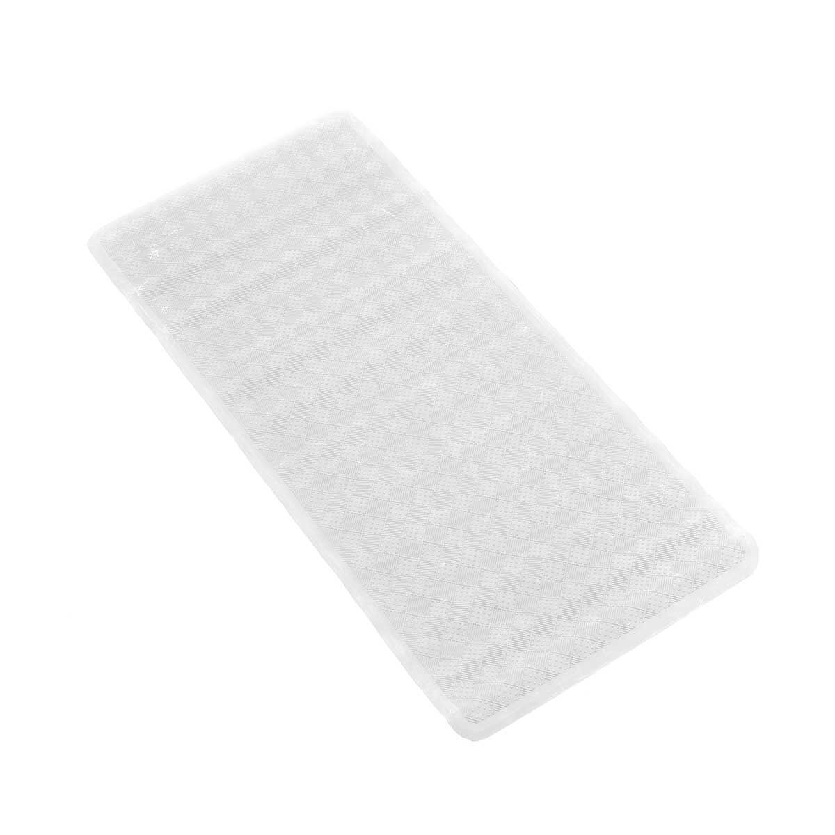 Tapete WC Antiderrapante Branco 34x74cm