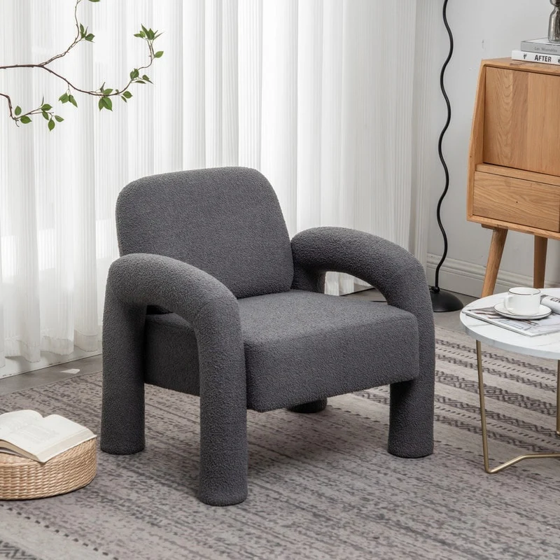 SEYNAR Modern Unique Design Upholstered Accent Chair for Living Room