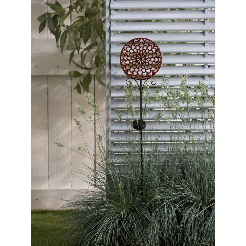 Solar Grondspies Tuinlamp - Mandala - 2 stuks