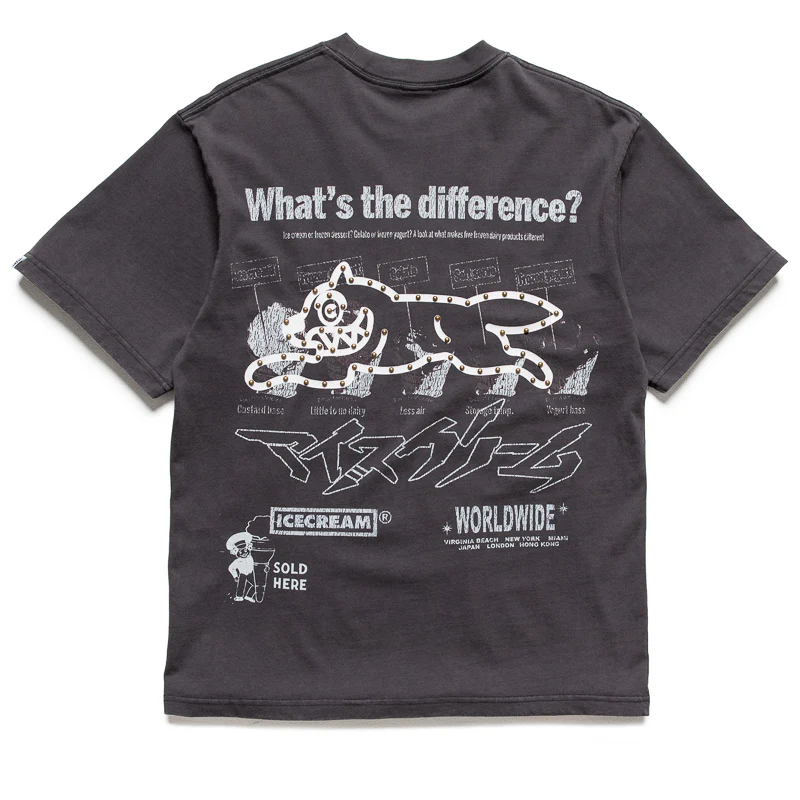 Ice Cream The Hill Knit Tee - Black