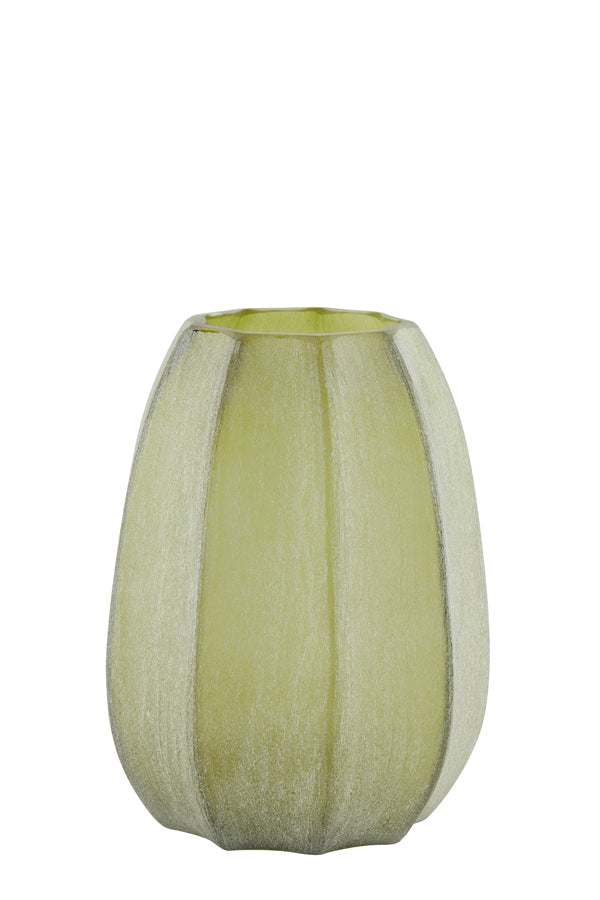 Light & Living vaas BRADLEY - Ø17x23.5cm - groen