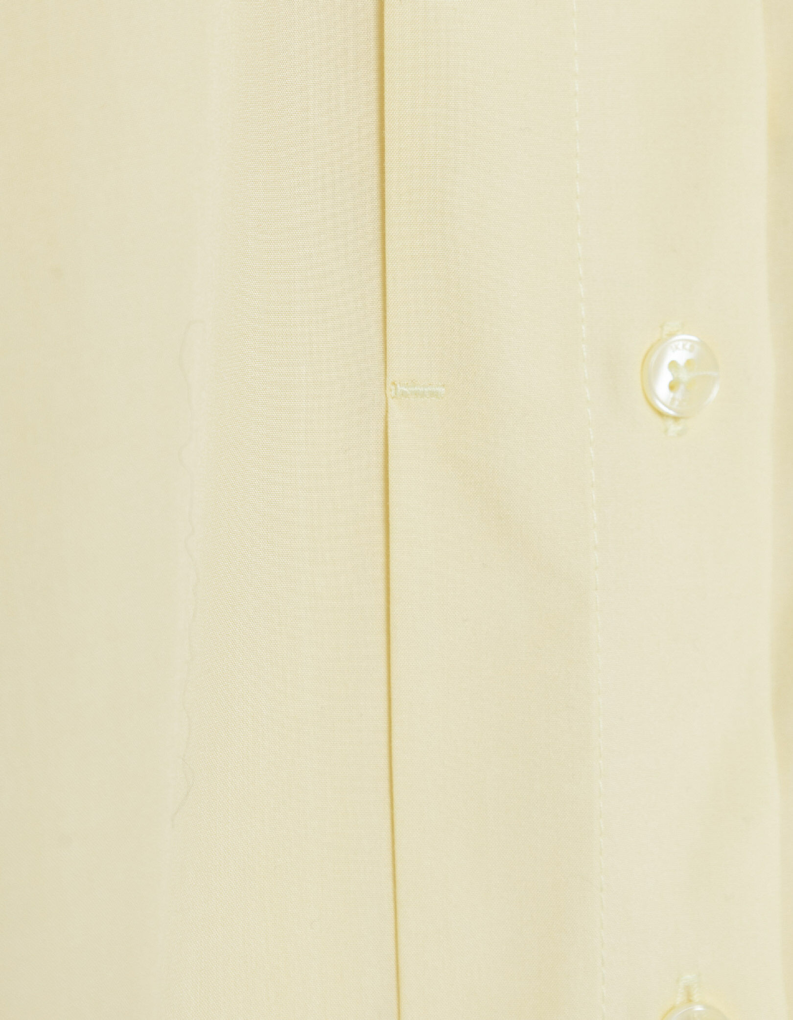 Chemise manches longues loose jaune Lyocell® Femme