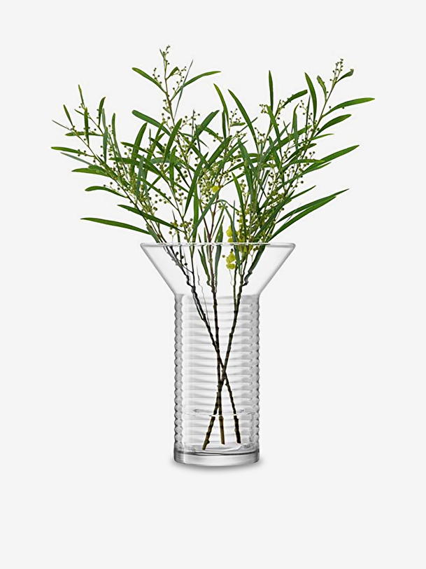 Vase screw l verre - lsa transparent