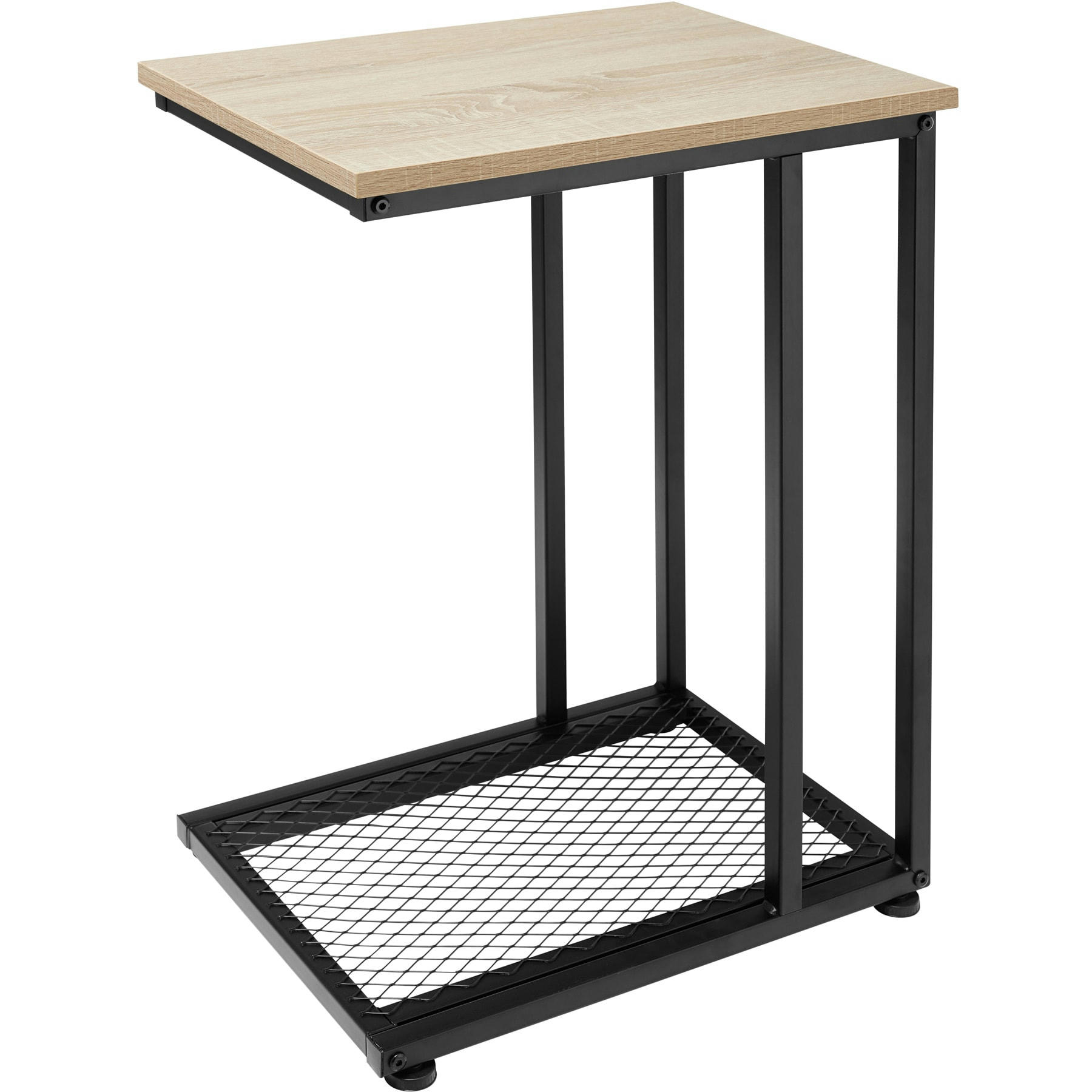 - Table d'appoint Style industriel Bois clair industriel, Chêne Sonoma