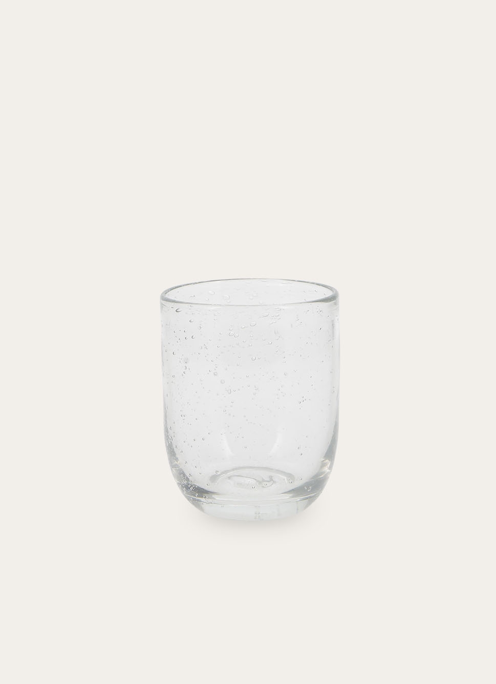 GOBELET EN VERRE TRANSPARENT