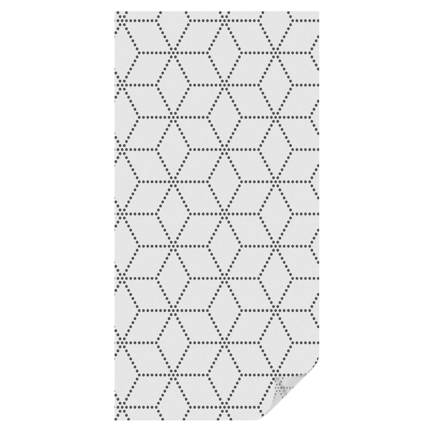 Folia dekoracyjna Kropkowane romby ochrona prywatności 50x100 Tulup