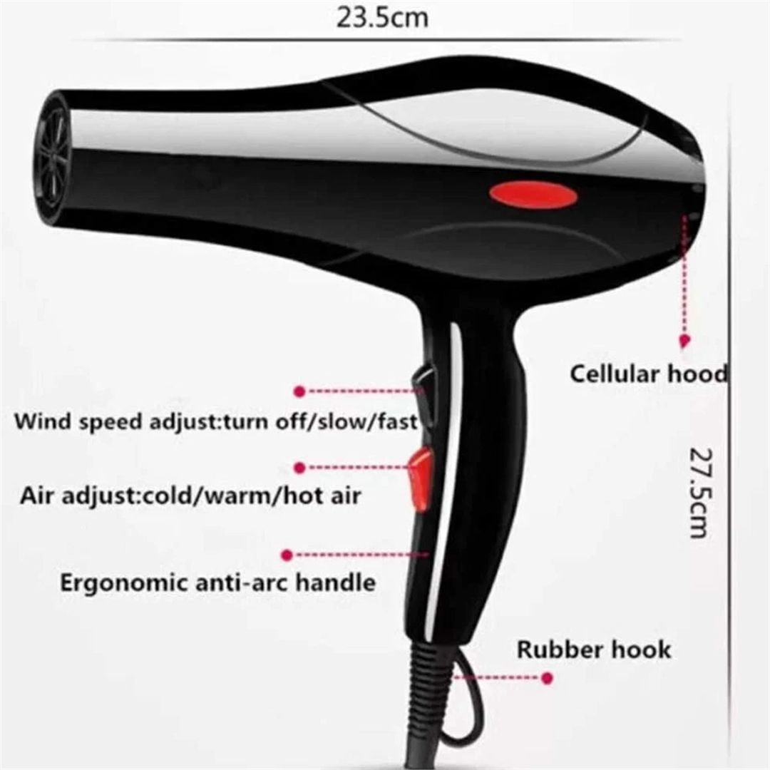 SPETLEK 2200W Professional Hair Dryer 5 Heat/Speed Settings