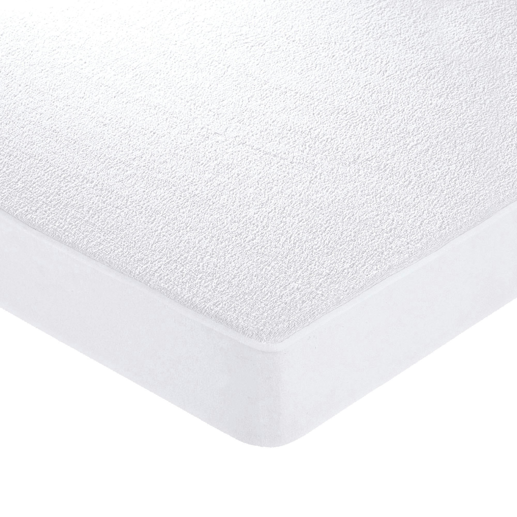 SUPERSOFT - Protège matelas 90x190 blanc écru en polyester
