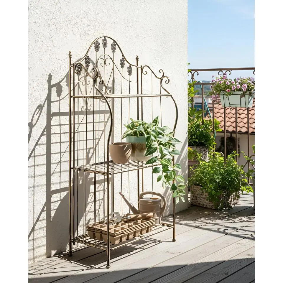 VISANO - Rek - Zwart - IJzer