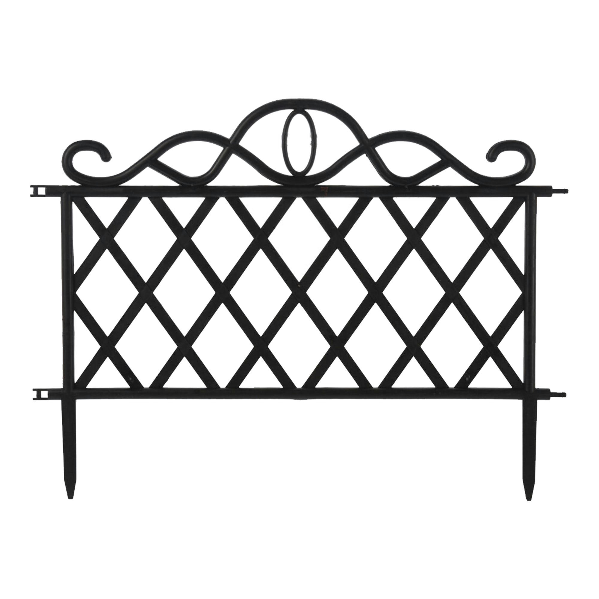 - Bordure de jardin noir - set de 5