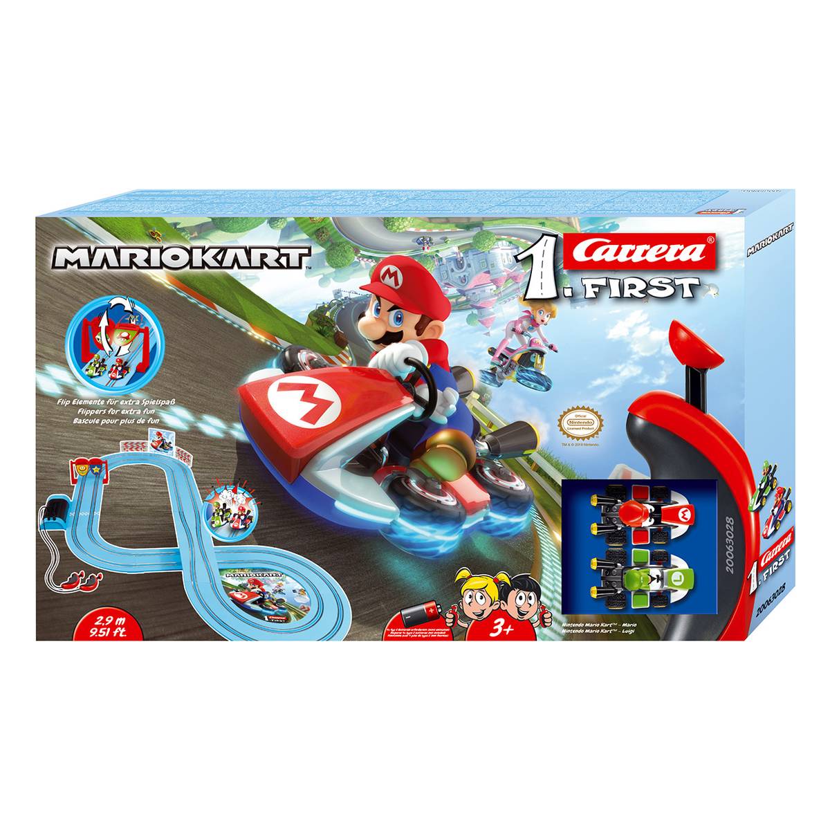 Carrera First Mario Kart Mario and Luigi Set