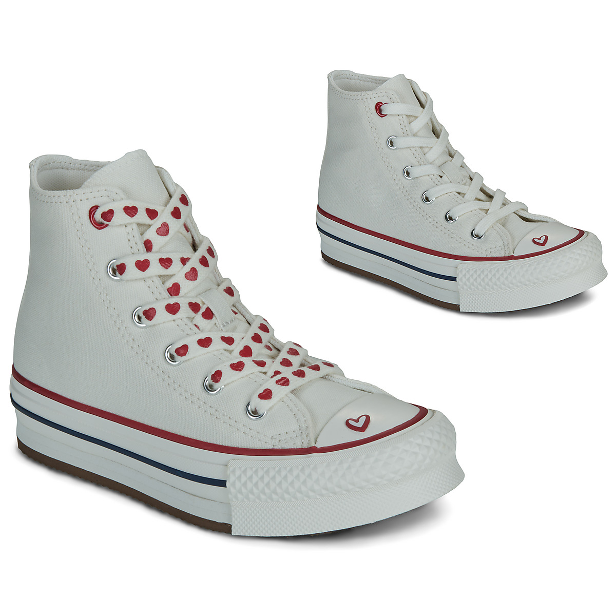Converse - CHUCK TAYLOR ALL STAR EVA LIFT - White / Red