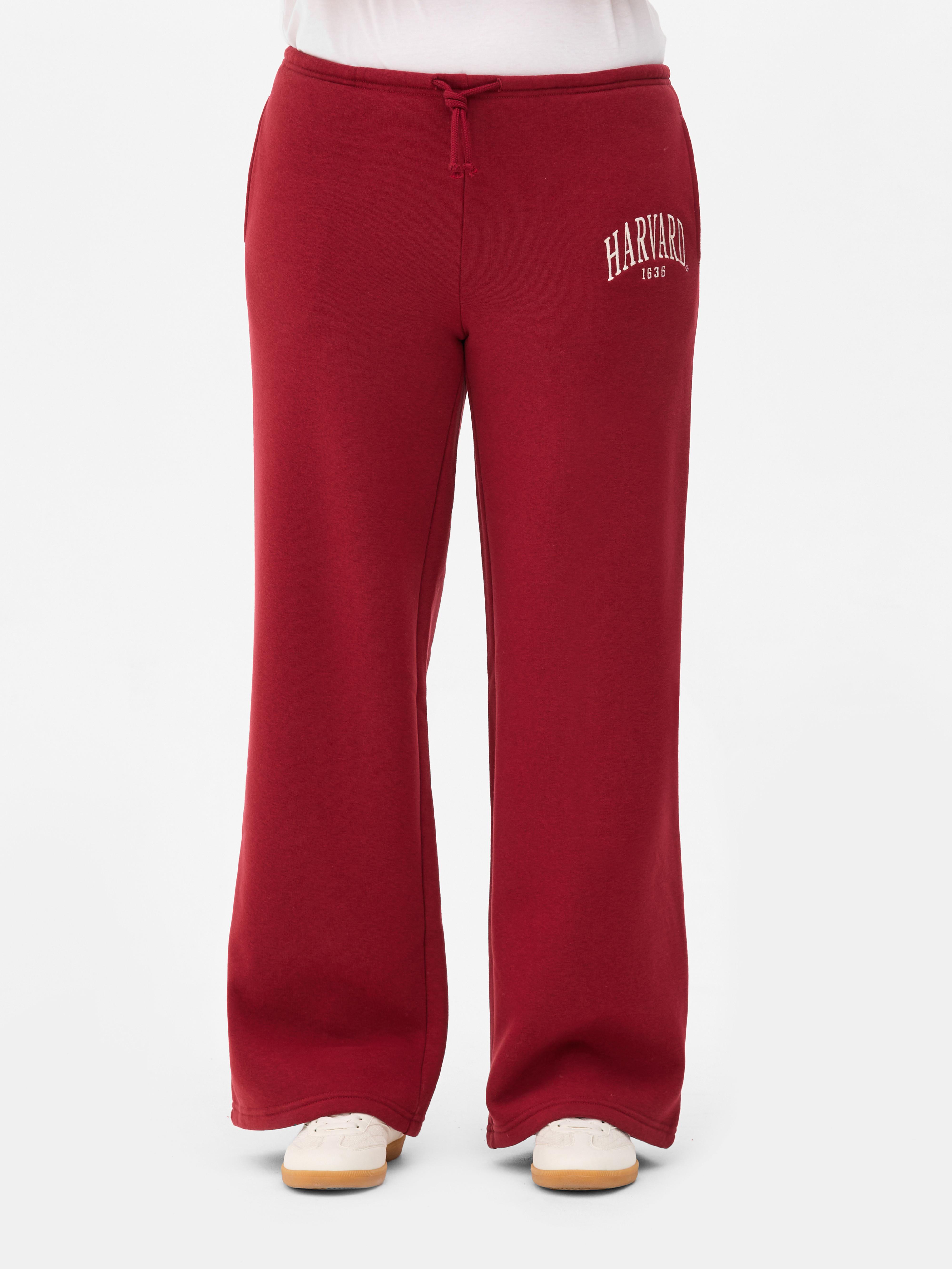 Harvard Drawstring Wide-Leg Joggers