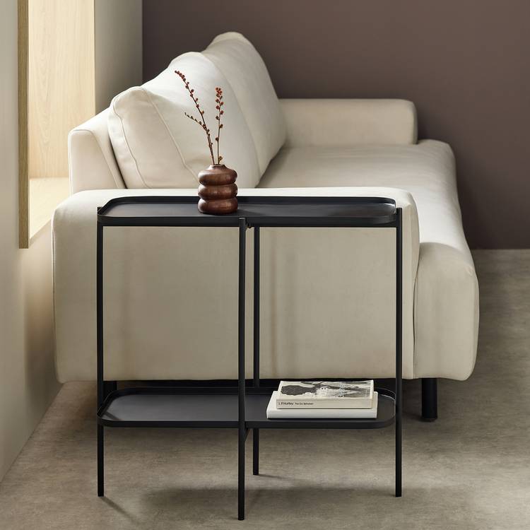 Habitat Melling Sofa Side Table - Black