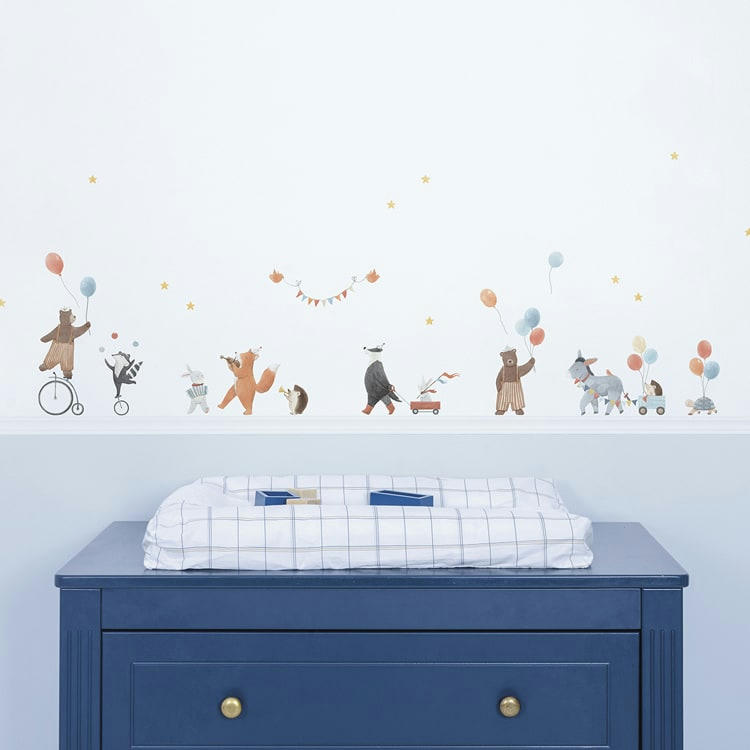 GENTLE FRIENDS - Planche de stickers A3 Little Characters