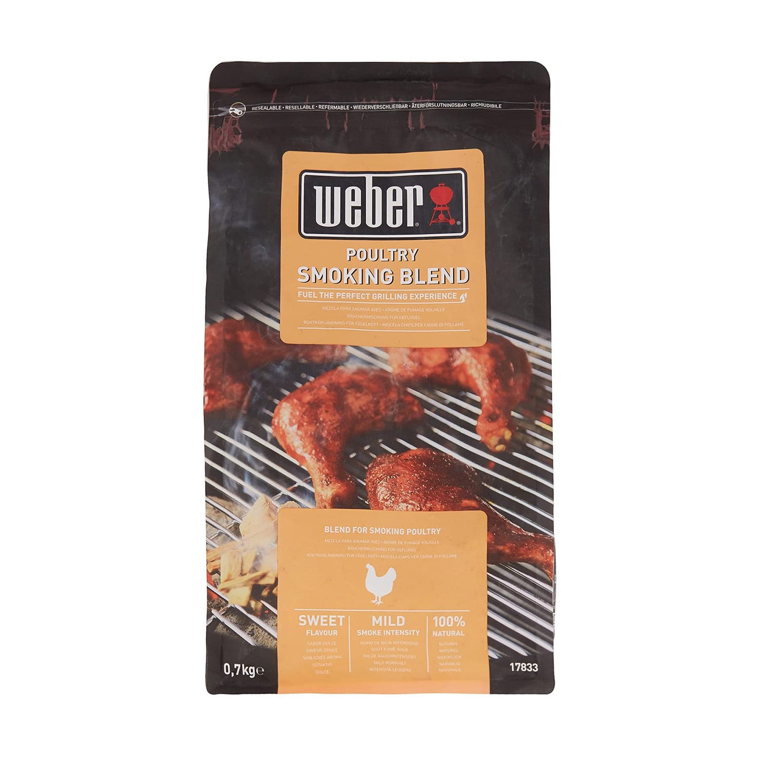 Miscela per affumicatura carne di pollo per barbecue Weber