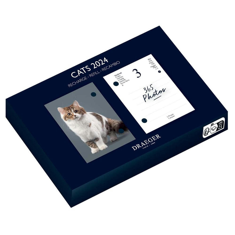 - Recharge éphéméride agenda Yvon 2024 - Chats