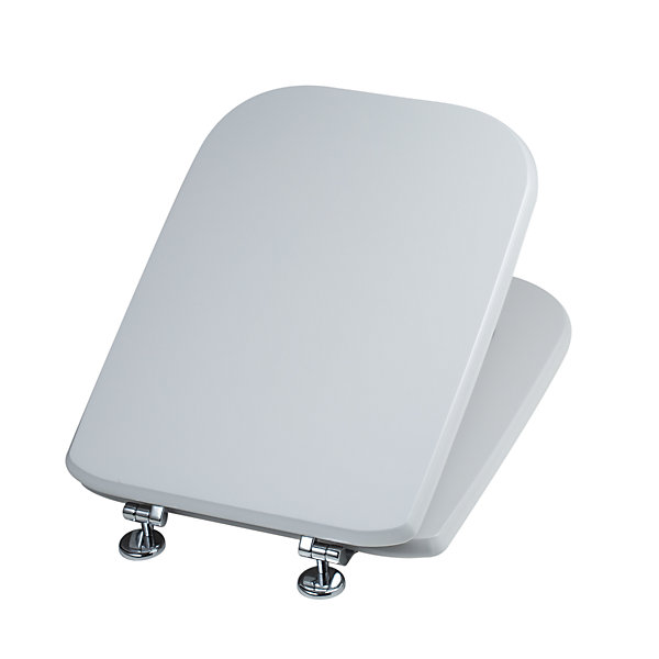 Abattant De Wc Compatible Avec Le Modèle Conca Avec Charnières Universelles Gris