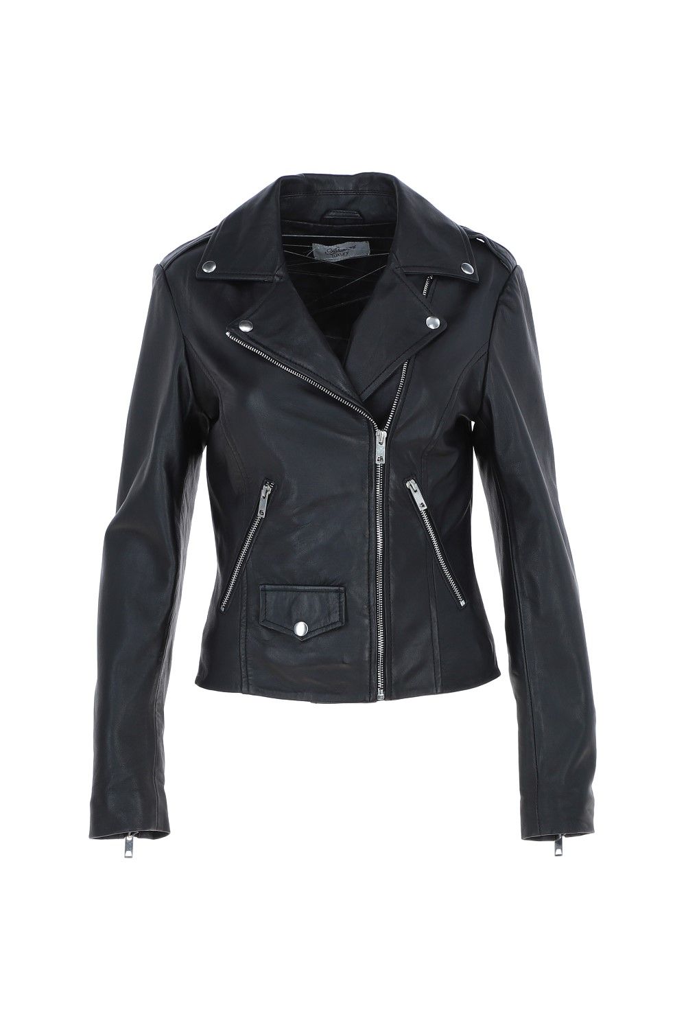 Ashwood Leather Fia' Real Leather Biker Jacket Women Coat