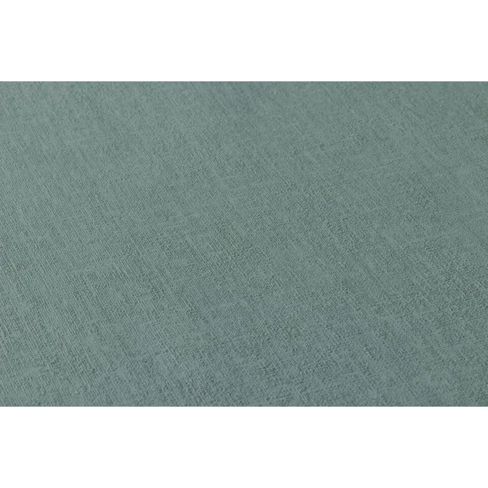 Livingwalls behang effen vergrijsd groen - 53 cm x 10.05 m