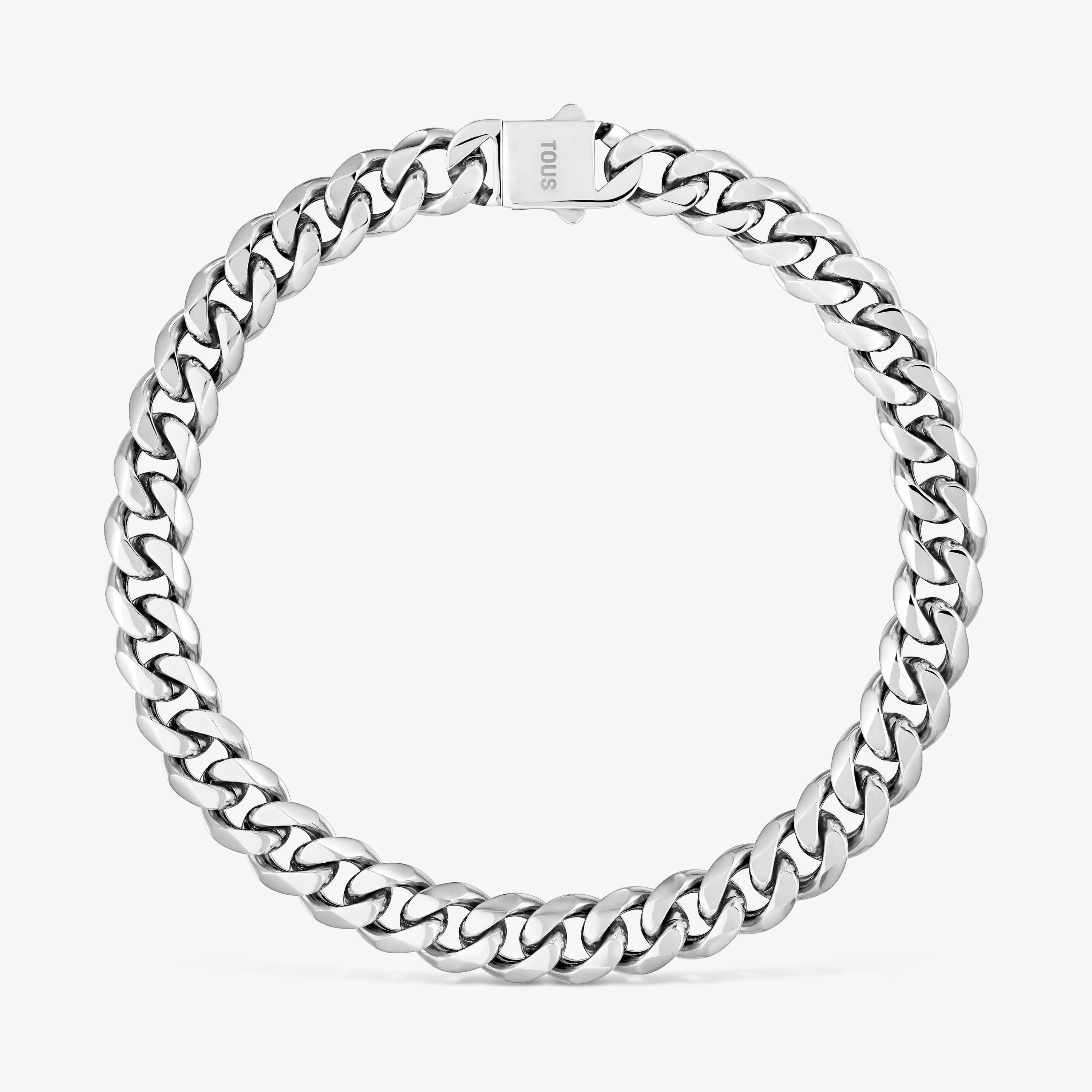 Collar cadena barbada de acero TOUS Basics