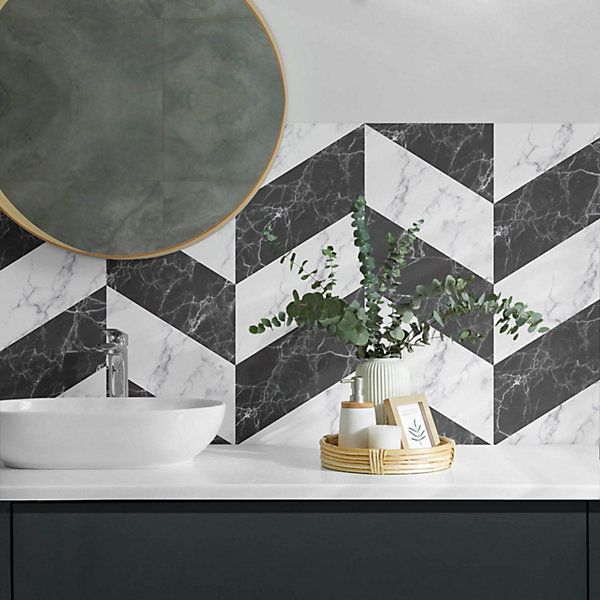 Panneau Décoratif Wallfluent 120x60 cm Motif Composé De Cercles Disposés En Grille 1 pièce