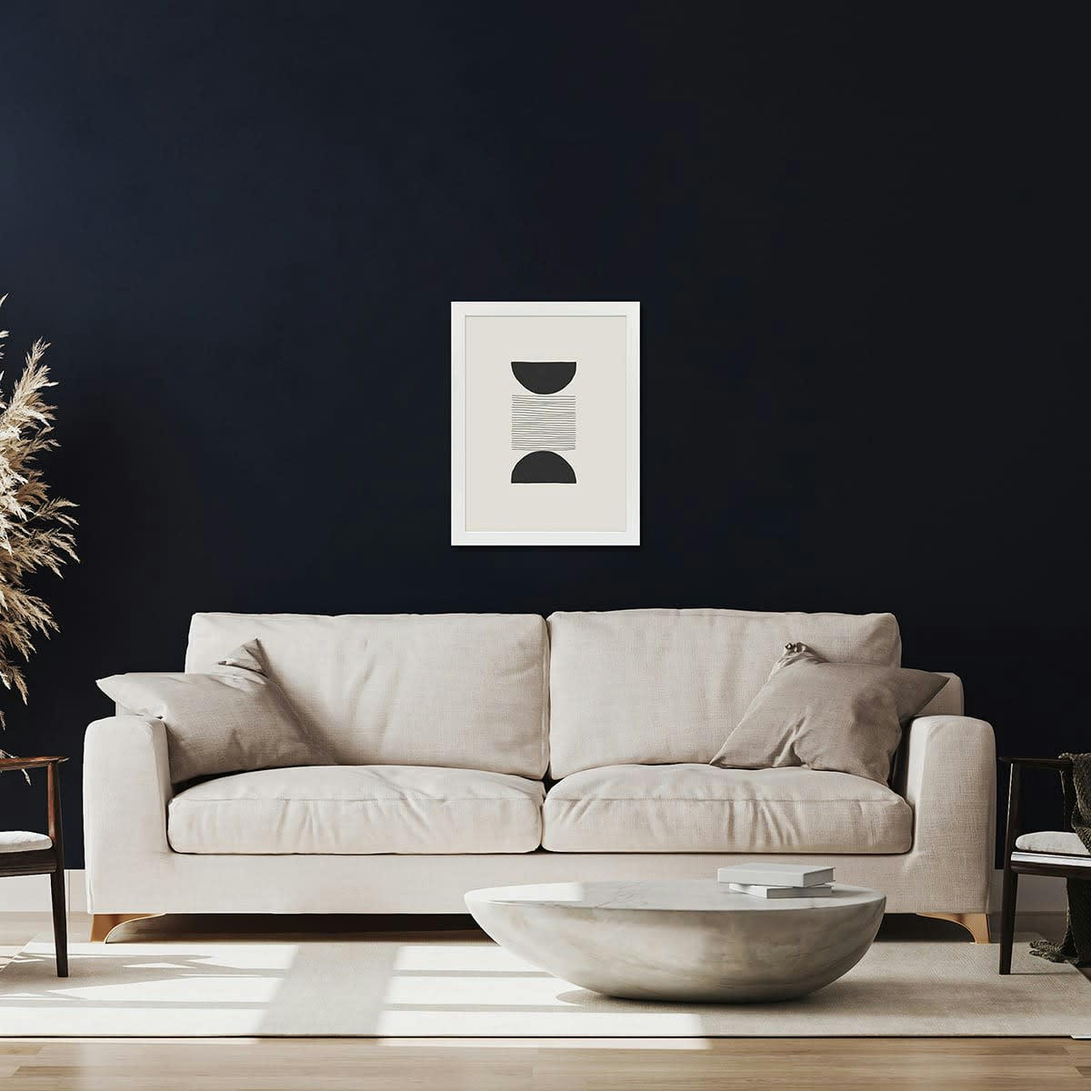 ETERNEL - Cadre photo design blanc 30x40 cm bois reconstitué fsc