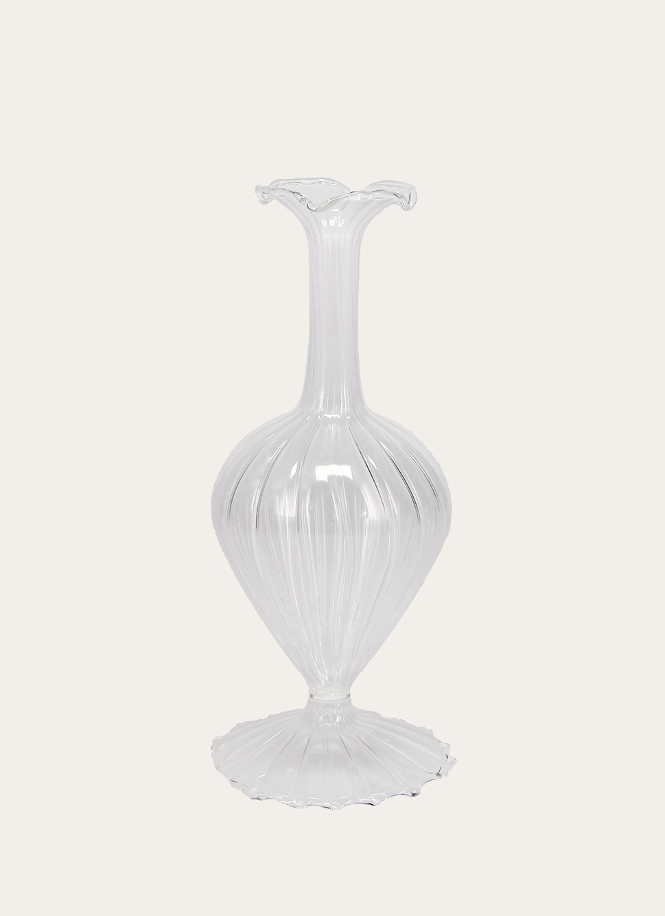 SOLIFLORE EN VERRE TRANSPARENT TRANSPARENT