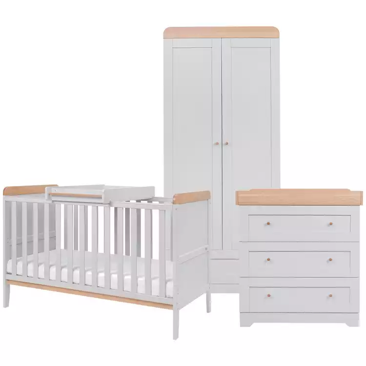 Tutti Bambini Rio 3 Piece Nursery Furniture - Dove Grey