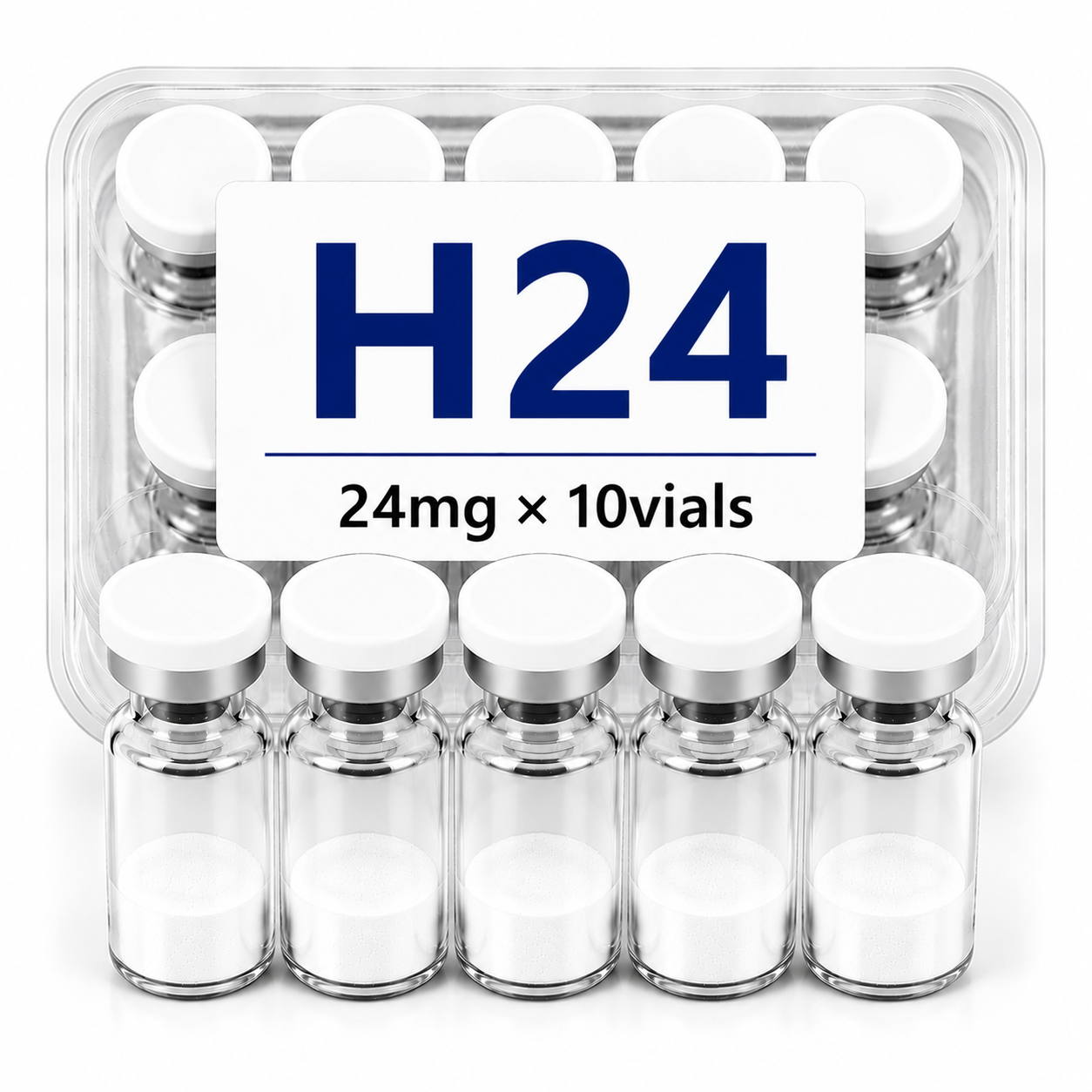 H24 | HGH 191AA Somatropin 24iu × 10 Vials