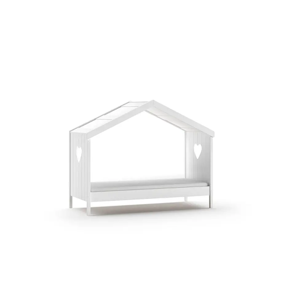 Vipack huisbed Amori zonder achterwand - wit - 90x200 cm