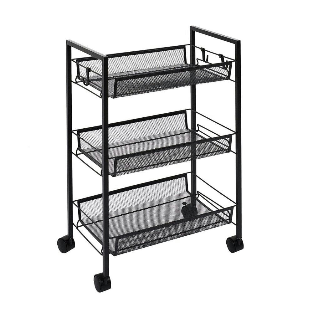 - Desserte à roulettes 3 niveaux