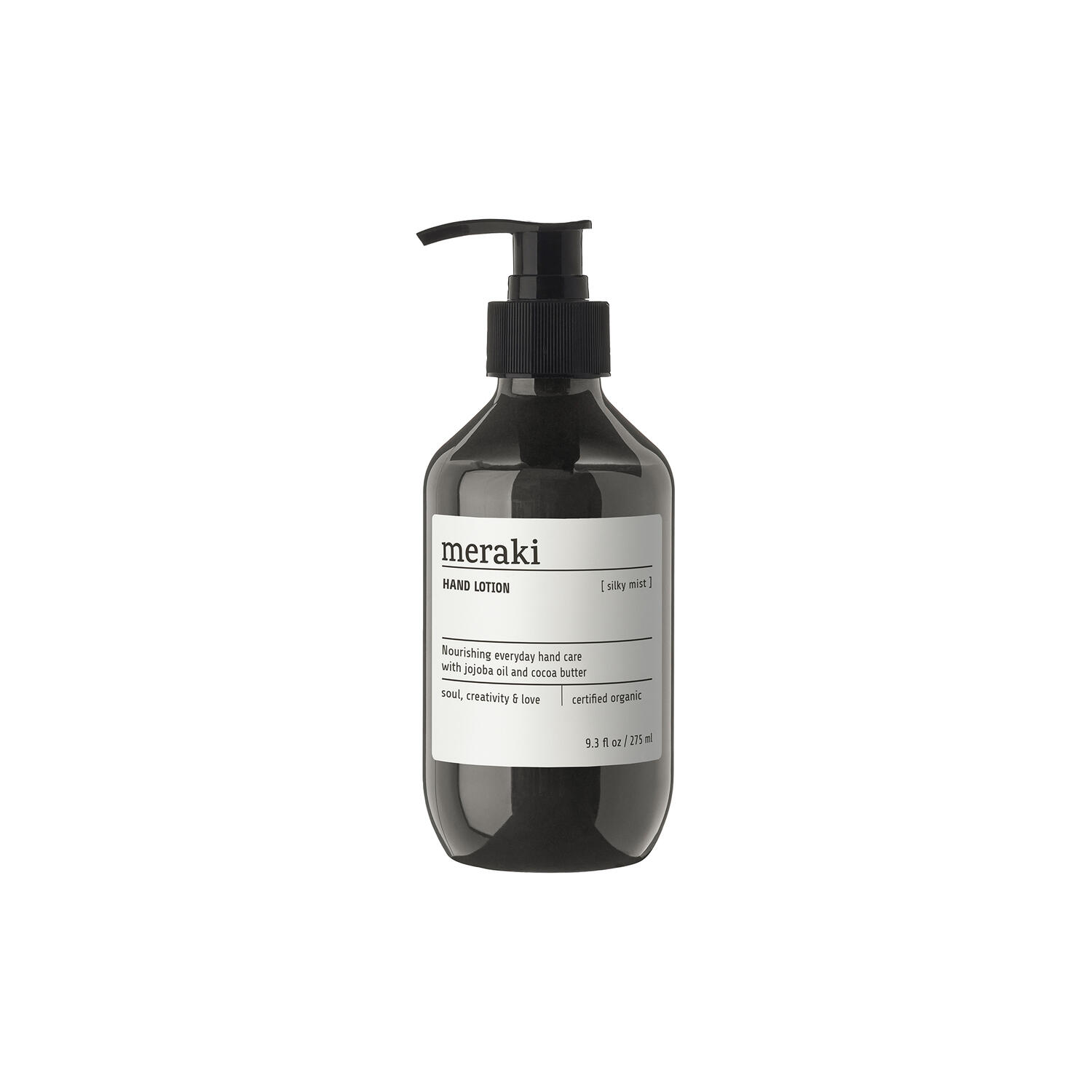 Hand lotion, silky mist