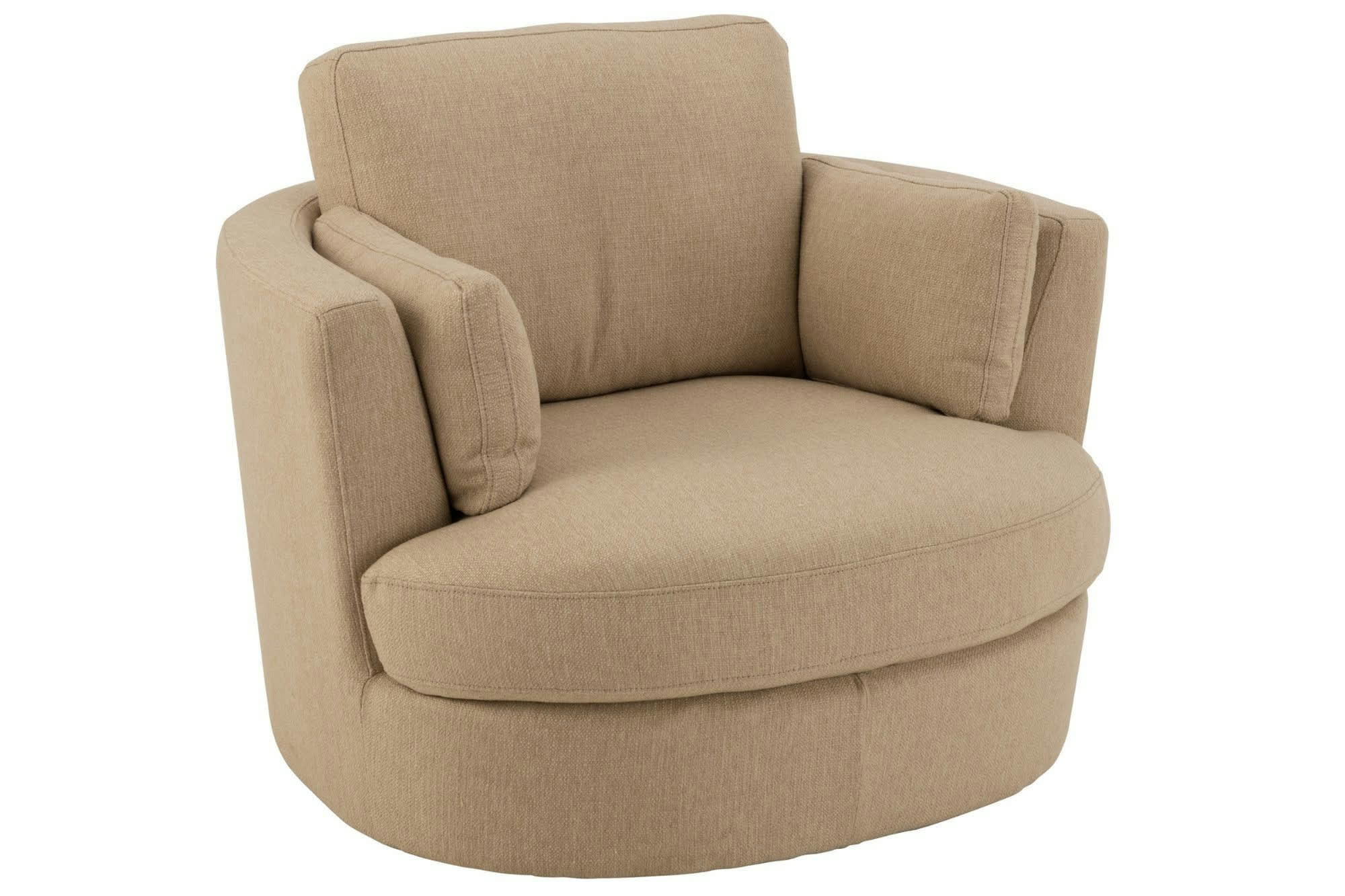 ANGEL - Fauteuil pivotant à 360° en tissu