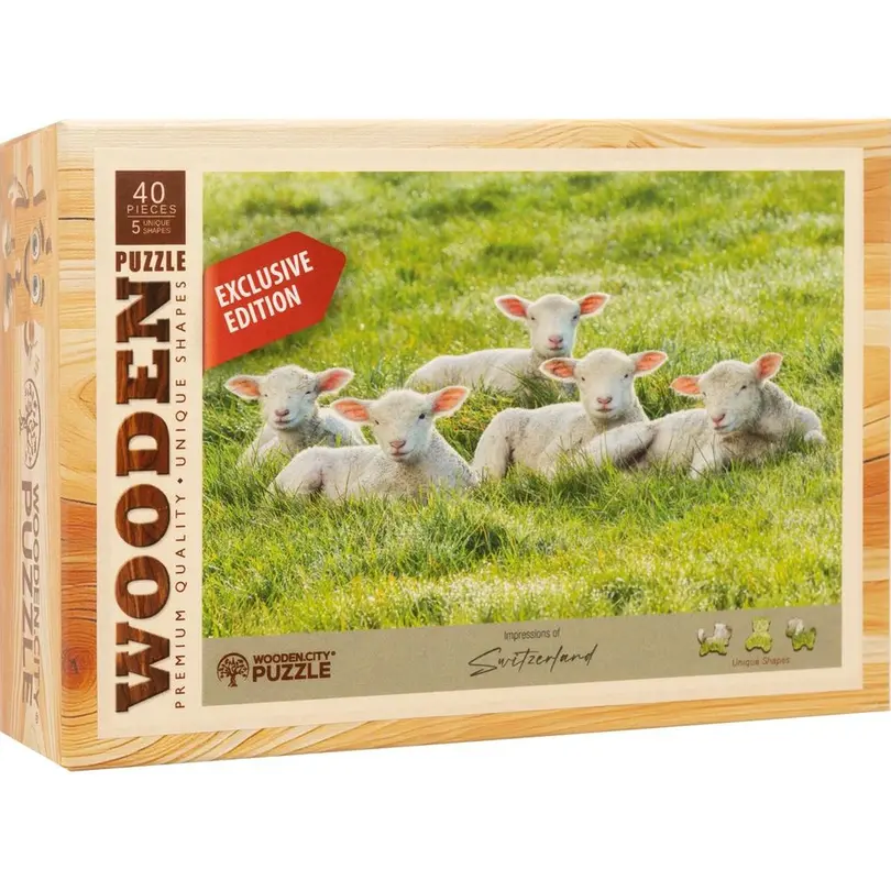Puzzle Wooden City