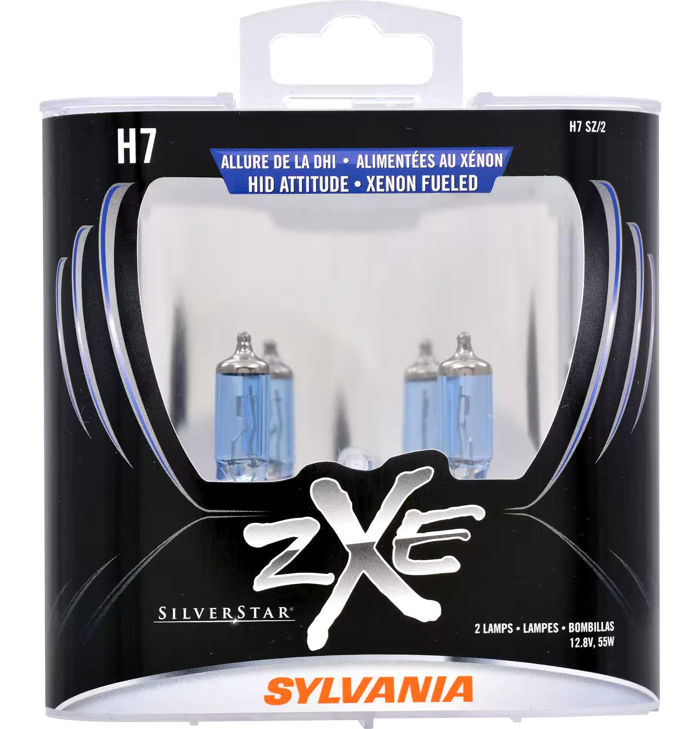 H7 Sylvania SilverStar® zXe Headlight Bulb, 2-pk