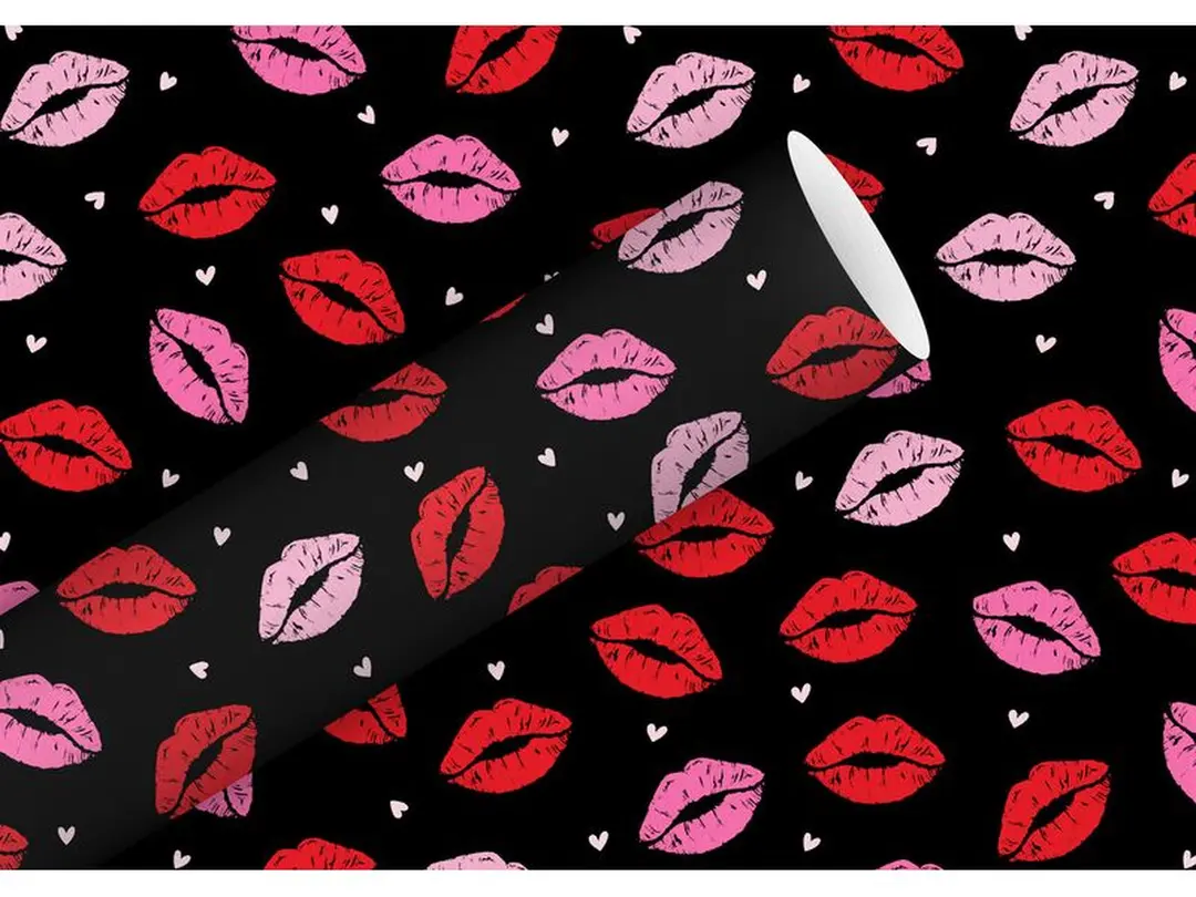 Geschenkpapier Lippen