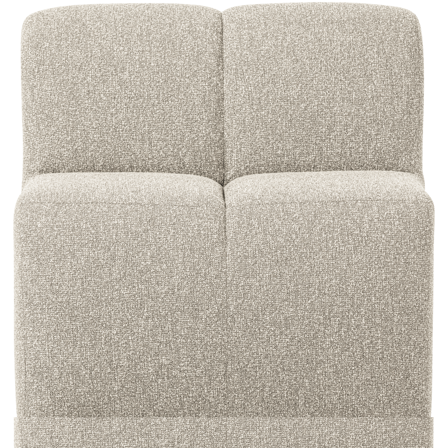 WOOOD eetbankje 84cm met rugleuning Mojo - Bouclé - Beige Melange