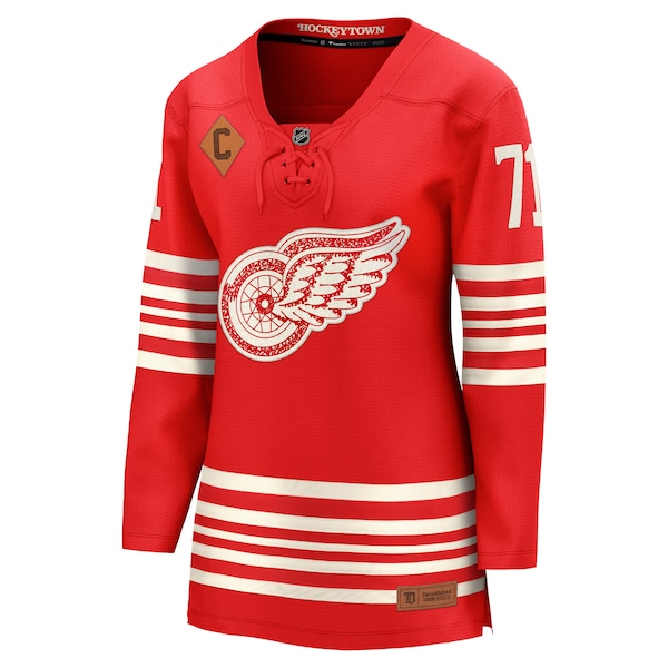 Dylan Larkin Detroit Red Wings  Women's Centennial Breakaway Player Jersey - Red