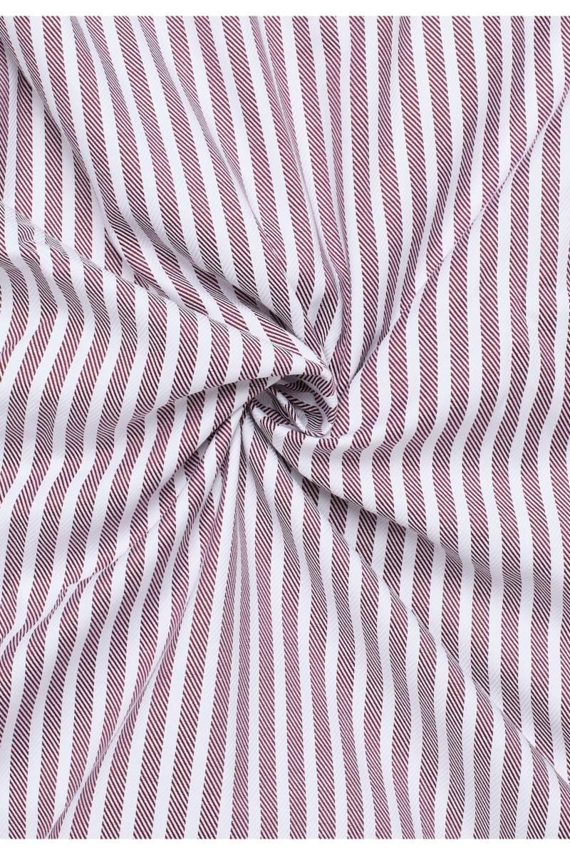ETERNA Comfort Fit Hemd chianti, Gestreift