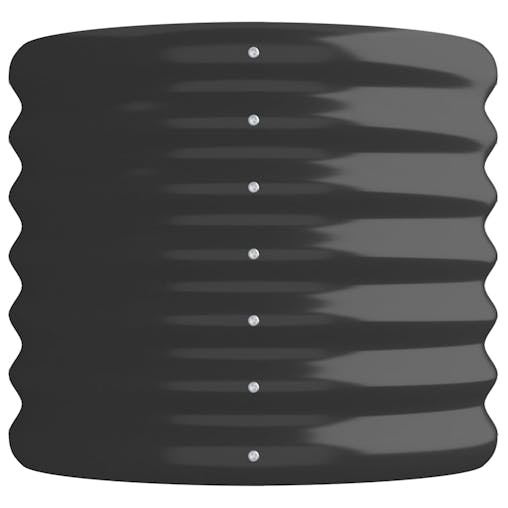 NNEVL Garden Planter Powder-coated Steel 114x40x36 cm Anthracite
