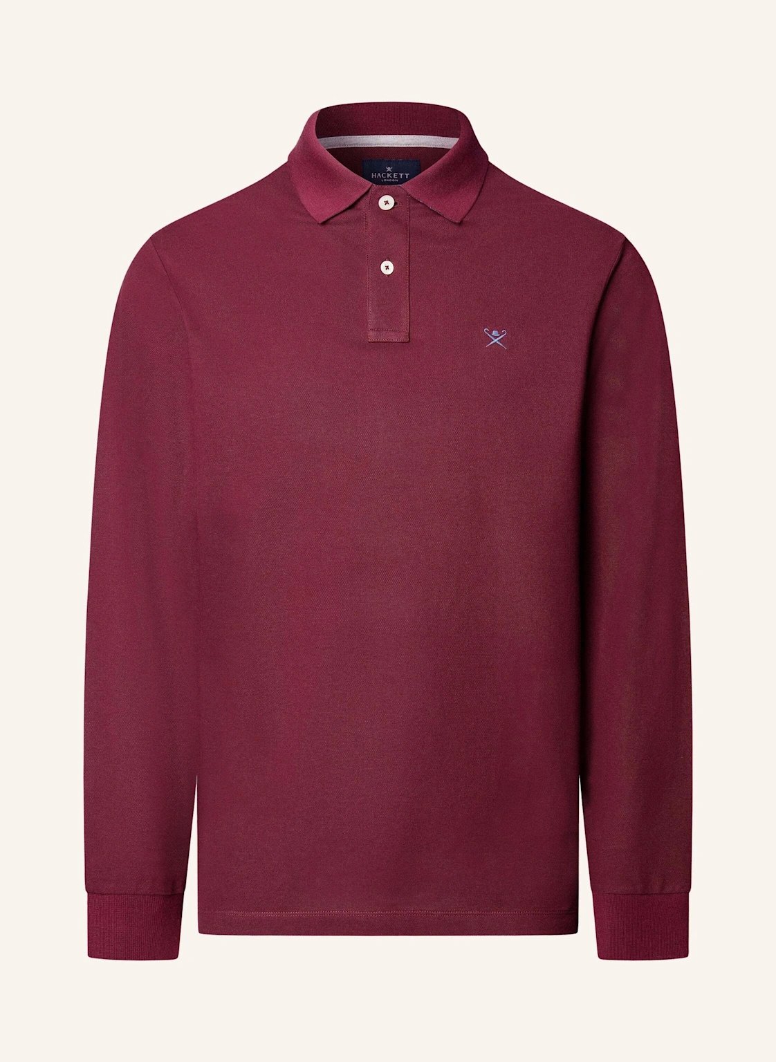 HACKETT LONDON Poloshirt SLIM FIT LOGO LS