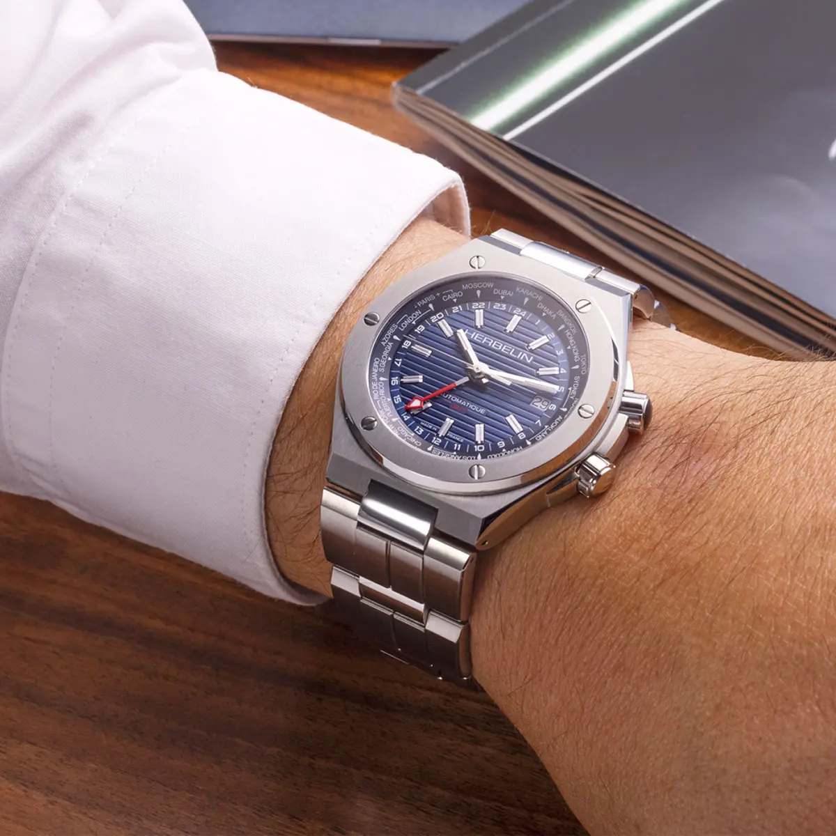 CAP CAMARAT – GMT – ACIER & BLEU
