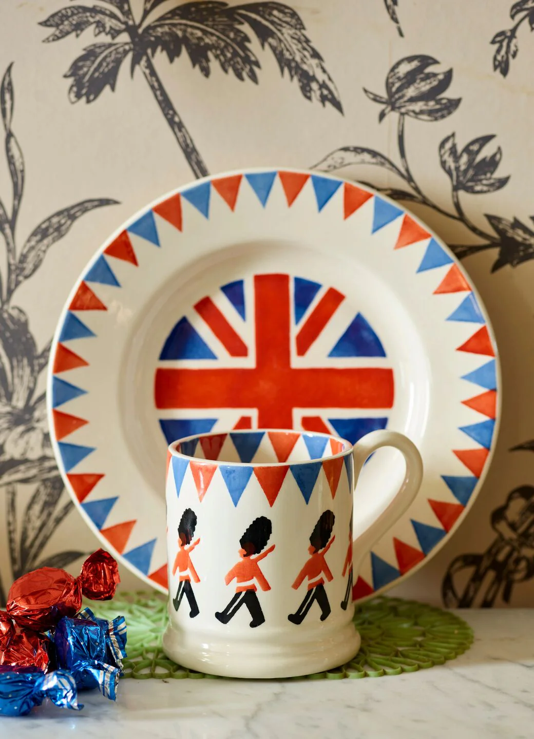 Union Jack Truly Great Medium Dinner Plate, 8.5 Inch