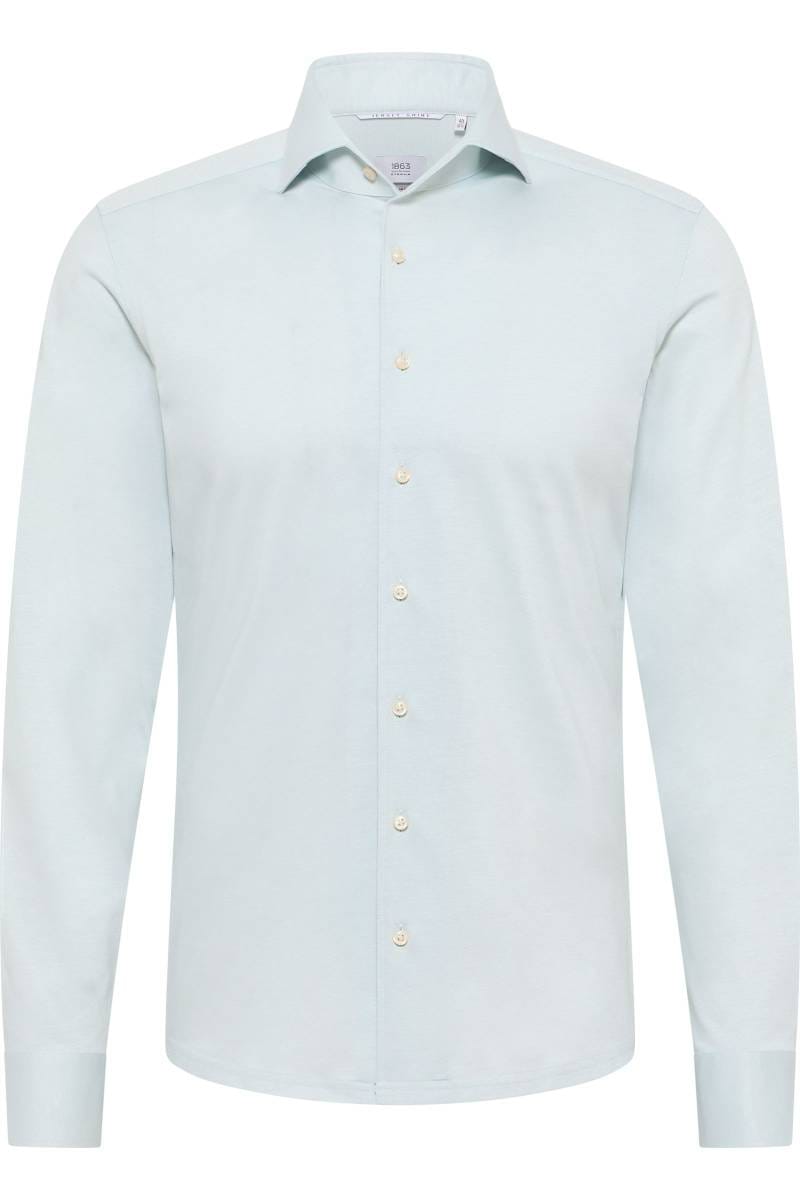 ETERNA 1863 Slim Fit Jerseyhemd hellgrün, Einfarbig