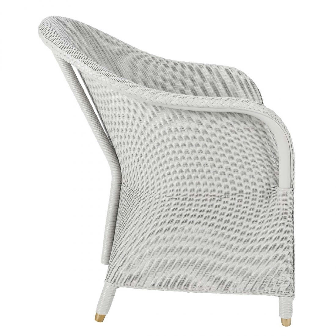 SIDONIE - Fauteuil laqué en Lloyd Loom