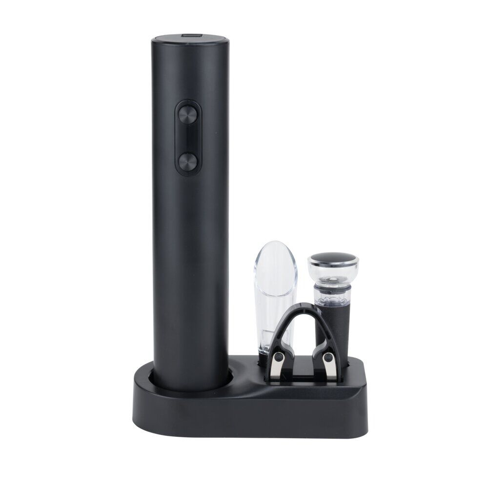 Ouvre bouteille électrique avec accessoires et support 14x7xH26cm