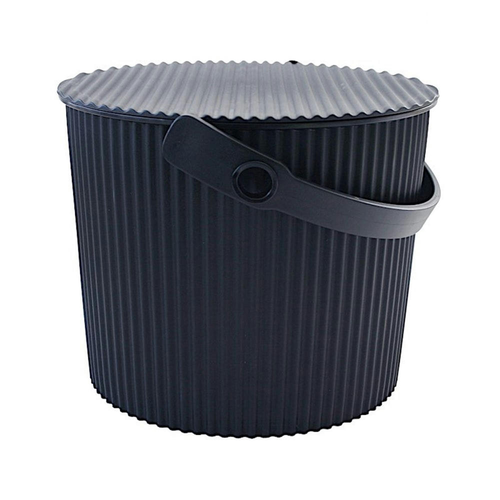 OMNI - Seau de rangement 8 litres noir