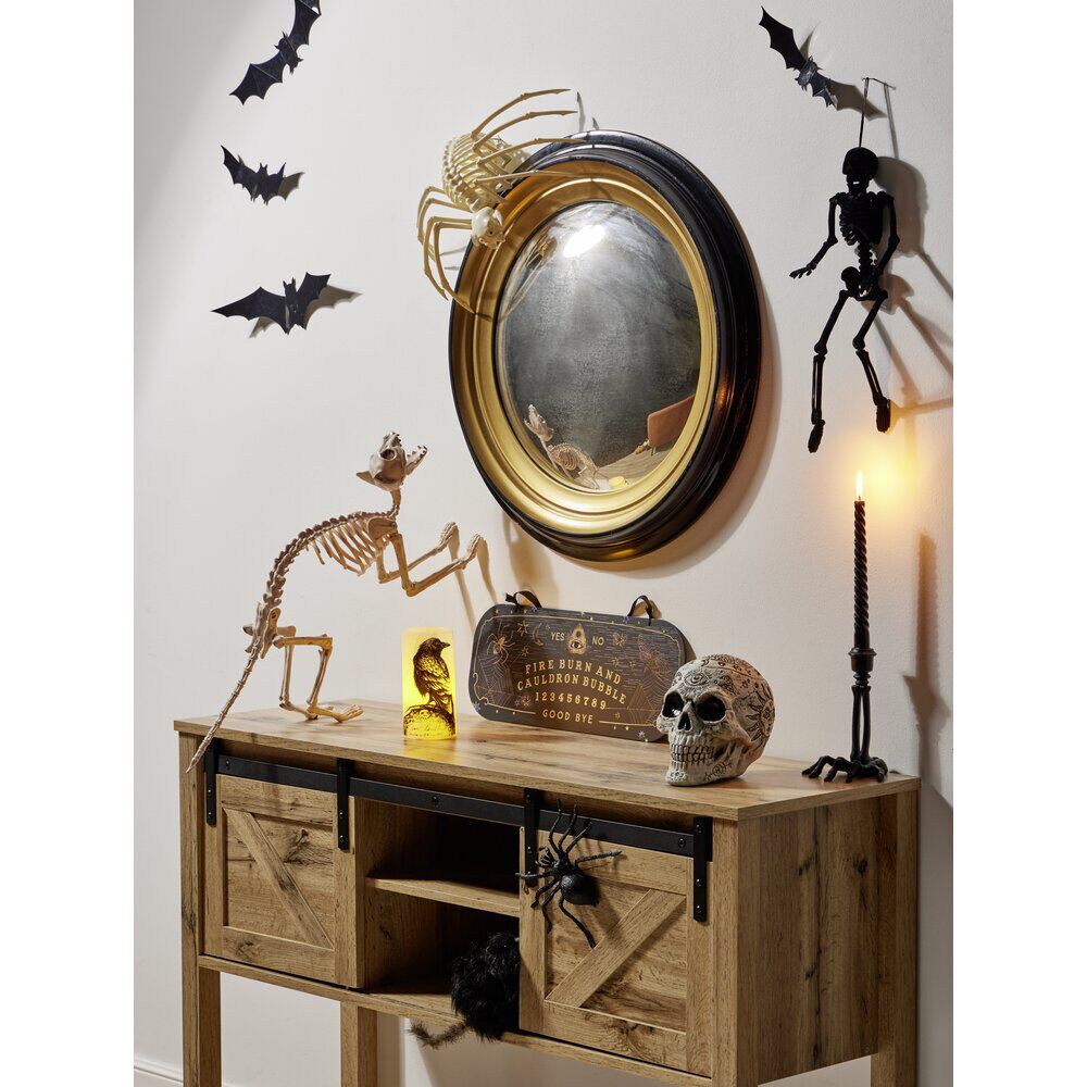 Décoration Halloween squelette d'araignée 24x14,8xH5cm